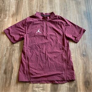 Air Jordan jersey burgundy men’s size small